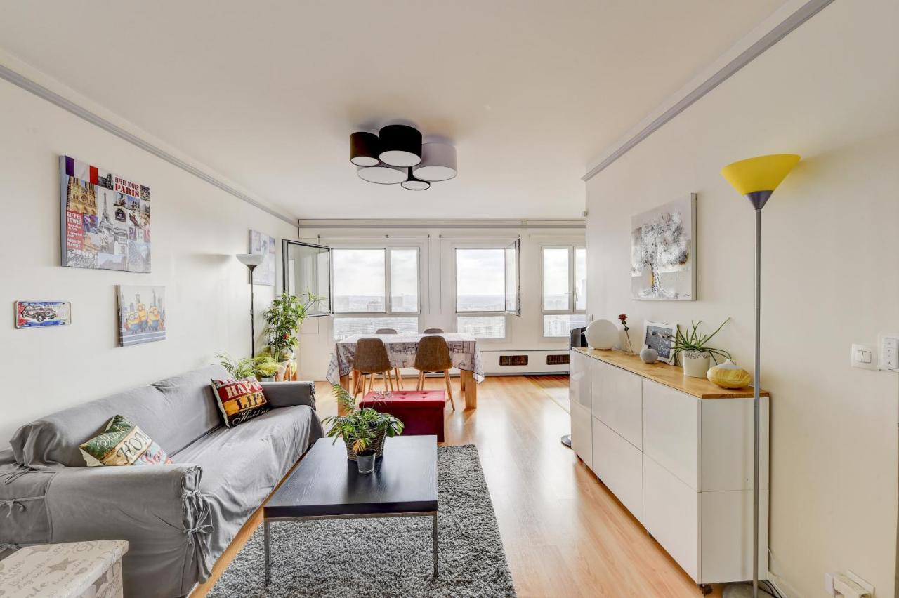 باريس Appartement Place D'Italie Superbe Vue المظهر الخارجي الصورة